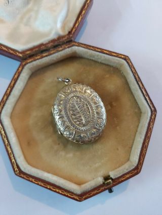 Victorian Antique 9ct Gold Front And Back Large Photo Locket