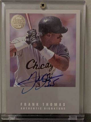 1993 Leaf Frank Thomas Autographed 2016 Of 5000