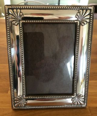 Fabulous Carrs Of Sheffield Hallmarked Silver Photo Frame In Lovely