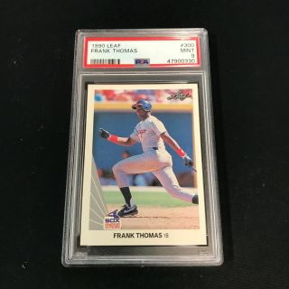 1990 Leaf 300 Frank Thomas Psa 9 Chicago White Sox Sc08 - 330