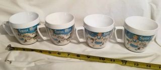 Vintage Swiss Miss Hot Chocolate Insulated Thermo Serv Mugs Cups West Bend 1970s 3