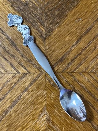 Vintage Walt Disney Mickey Mouse Baby Spoon Stainless By Bonny 5 5/8 "