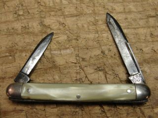 Antique Vintage Case Xx 2 Blade Equal End Folding Pen Knife