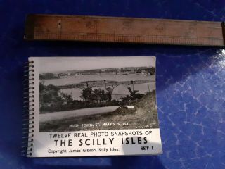 Vintage Real Photo Snapshots Scilly Isles Set 1 James Gibson
