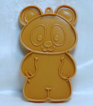 Hallmark Vintage Pliable Plastic Cookie Cutter - Panda Bear Zoo