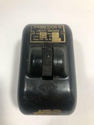 Vintage Heinemann Circuit Breaker - 115v 6a