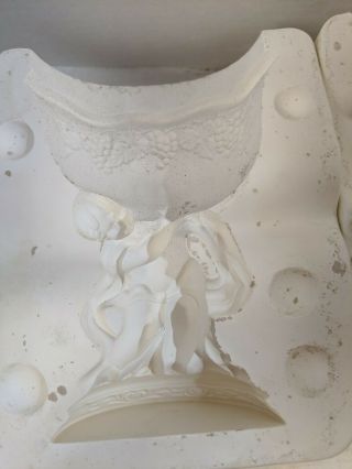 Vtg Slip Casting Ceramic Mold Cherub Chalice Cup No Maker 