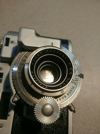 Vintage KODAK 35 Rangefinder Film Camera Anastar f/3.  5 50mm lens & case 3