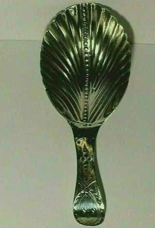 Antique Georgian Solid Silver Tea Caddy Spoon,  London 1801,  P.  W.  A.  Bateman