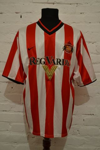 Vintage Fc Sunderland Home Football Shirt 2000/2001/2002 Jersey Trikot Mens L