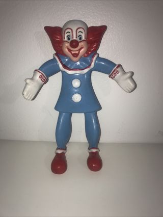 Vintage Bendable 6 " Bozo The Clown Figure (bendy) By Jesco (1987)