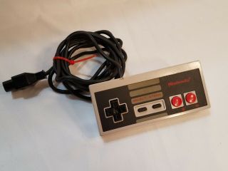 Nintendo Nes Official - Brand Oem Wired Gray Controller Only Nes - 004 Vintage Retro