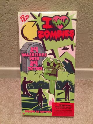Vintage - I Love Zombies - Valentines Day Card Boxed Set