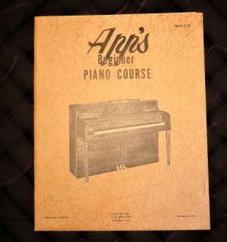 Beginner Piano Course Lesson Book From Vintage App 