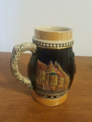 Vintage Small German Beer Stein Mug Cup Hofbrauhaus Frauenkirche