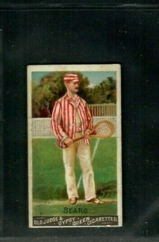 Sears Lawn Tennis N162 1888 Old Judge & Gypsy Queen Goodwin & Co.  Cigarettes