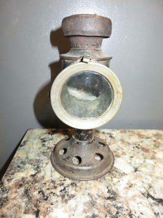 Antique Vintage Railroad Coal Miner Oil Lamp Lantern Light Parts Repair