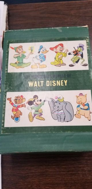 Vintage Disney 4 Book Set The Wonderful World Of Walt Disney 1965 Golden Press