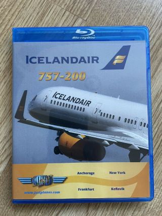 Just Planes Blu Ray Dvd,  Icelandair Boeing 757 - 200,  Cockpit,  Aviation