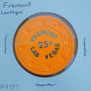 Vintage 25¢ Chip From The Fremont Casino (1980s) Las Vegas