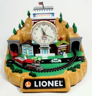 Lionel 100th Anniversary Talking Alarm Clock With Animated Train