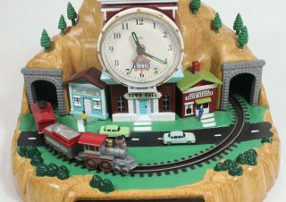 Lionel 100th Anniversary Talking Alarm Clock With Animated Train 3