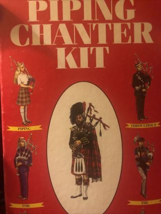 Vintage Piping Chanter Kit Bagpipes Of Caledonia Kit
