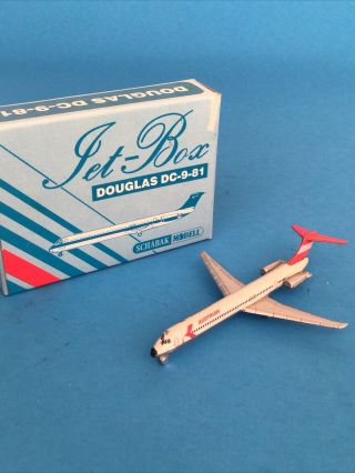 Vintage 1980’s,  Schabak,  Austrian Airlines,  Md80,  1:600,  Die Cast