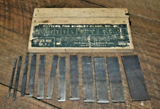 L1016 - Antique Stanley No.  45 Plane Cutters Box 2
