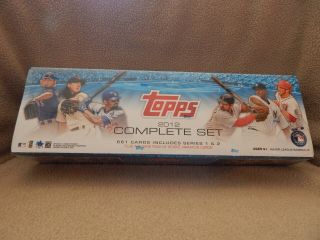 2012 Topps Mlb Baseball Complete Set Box - Factory