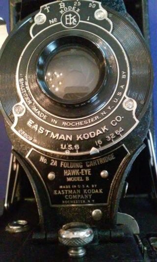 Vintage Eastman Kodak Co.  Folding Camera,  No 2 A Cartridge Hawk - Eye Model 8.