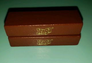2 Jenga Game Special Edition Parker Brothers Vintage 07 Wood Replacement Blocks 2