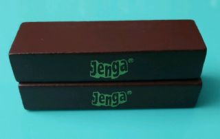 2 Jenga Game Special Edition Parker Brothers Vintage 07 Wood Replacement Blocks 3