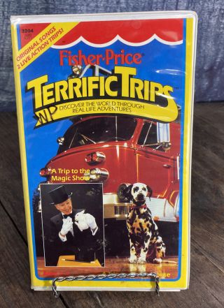 Vintage 1987 Fisher Price Terrific Trips: A Trip To The Firehouse,  Vhs,