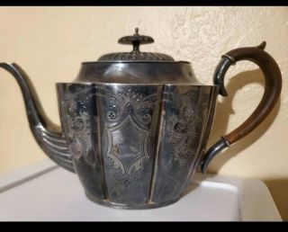 Vintage Antique Fine Quality Early Sheffield Plated Teapot