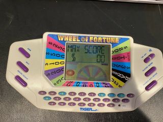 Vintage 1995 Wheel Of Fortune Tiger Electronics Handheld Video Game 2