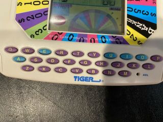 Vintage 1995 Wheel Of Fortune Tiger Electronics Handheld Video Game 3