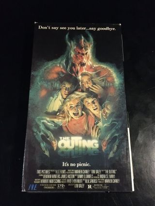 The Outing Vhs Ive Horror Slasher Sov Rare Vintage Cult Gore