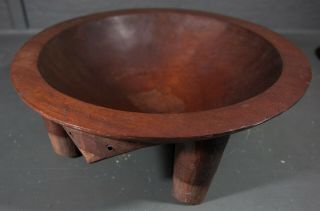 Vintage Hardwood Fijian Kava Bowl,  Fruit Bowl 16 Inches Dia Heavy