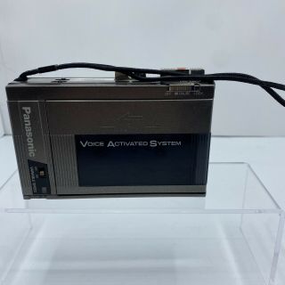 Vintage Panasonic Voice Activated Cassette Recorder Rq - 355a