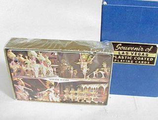 Very Vintage Las Vegas Showtime / Showgirls Souvenir Playing Cards.