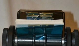 Vintage Rolodex Sw - 24c Plastic Large Round File Index Cards Swivel Rotary Office