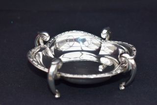 Fabulous & Unusual Solid Silver,  925 Trinket - Bon Bon Dish,  Sjr Birmingham 1919