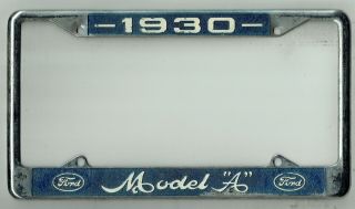 1930 Ford Model A Vintage Fomoco Racing California Dealer License Plate Frame