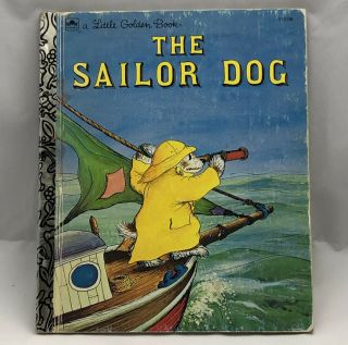 The Sailor Dog By Margaret Wise Brown Vintage Little Golden Book