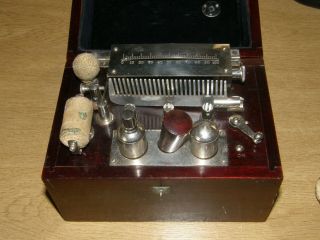 Vintage Ever Ready Electric Shock Therapy Machine - Mahogany Box