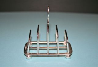 Victorian Sterling Silver Toast Rack,  Atkin Brothers,  Sheffield,  1895