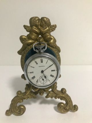 Antique French Pocket Watch Holder/ Stand