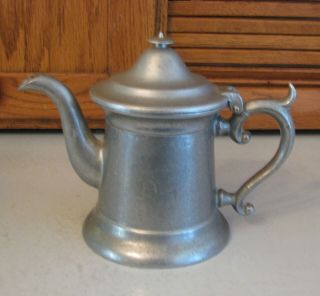 Wilton Pewter Single Serve Beverage Pot Fancy Vintage Tea Coffee Rwp Hallmark
