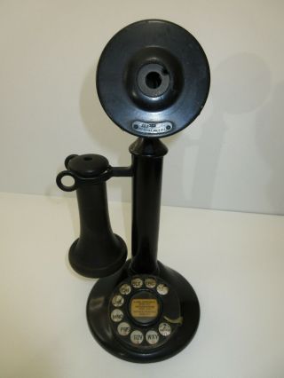 Antique Vintage Candlestick Telephone Patent Date 1913,  Not Complete.
